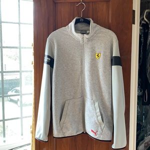 Men’s Puma Scuderia Ferrari zip up sweatshirt sz S